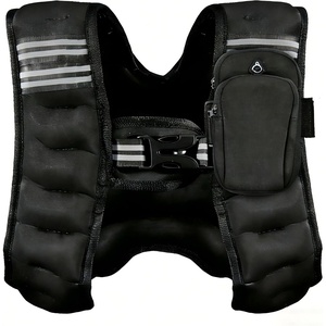 Fitvids Weighted Vest for Women & Men, Weight Vest with Detachable Phone Pouch for Walking, Running, Workout & Strength Training, 6lb/8lb/10lb Body Weight Vests for Fitness with Reflective Stripe(6lb)